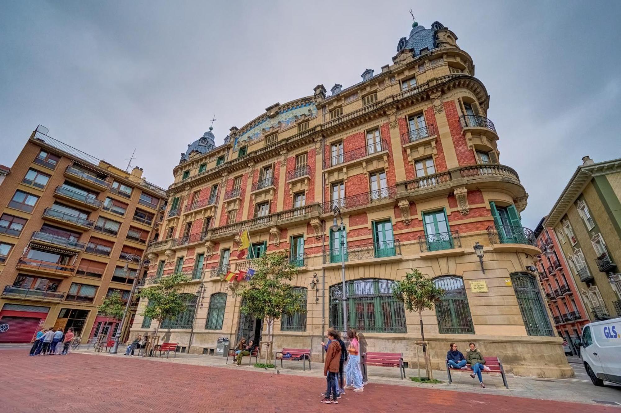 Centro Historico Exterior, Calle Nueva Dos Balcones Pamplona Eksteriør billede