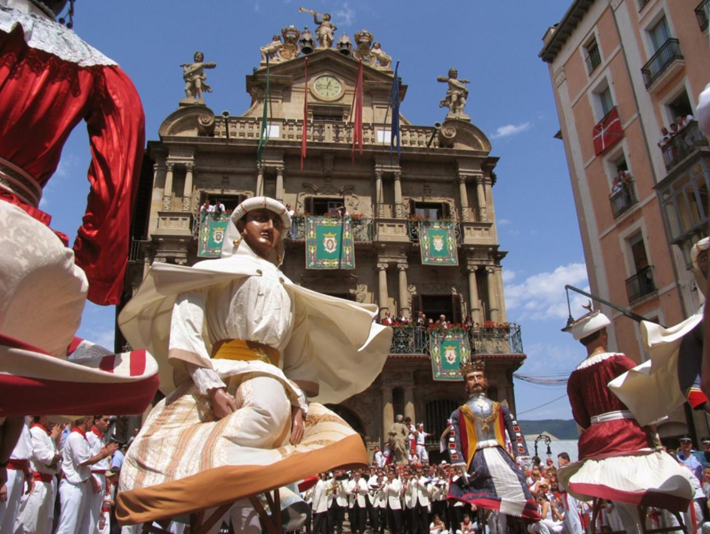 Centro Historico Exterior, Calle Nueva Dos Balcones Pamplona Eksteriør billede