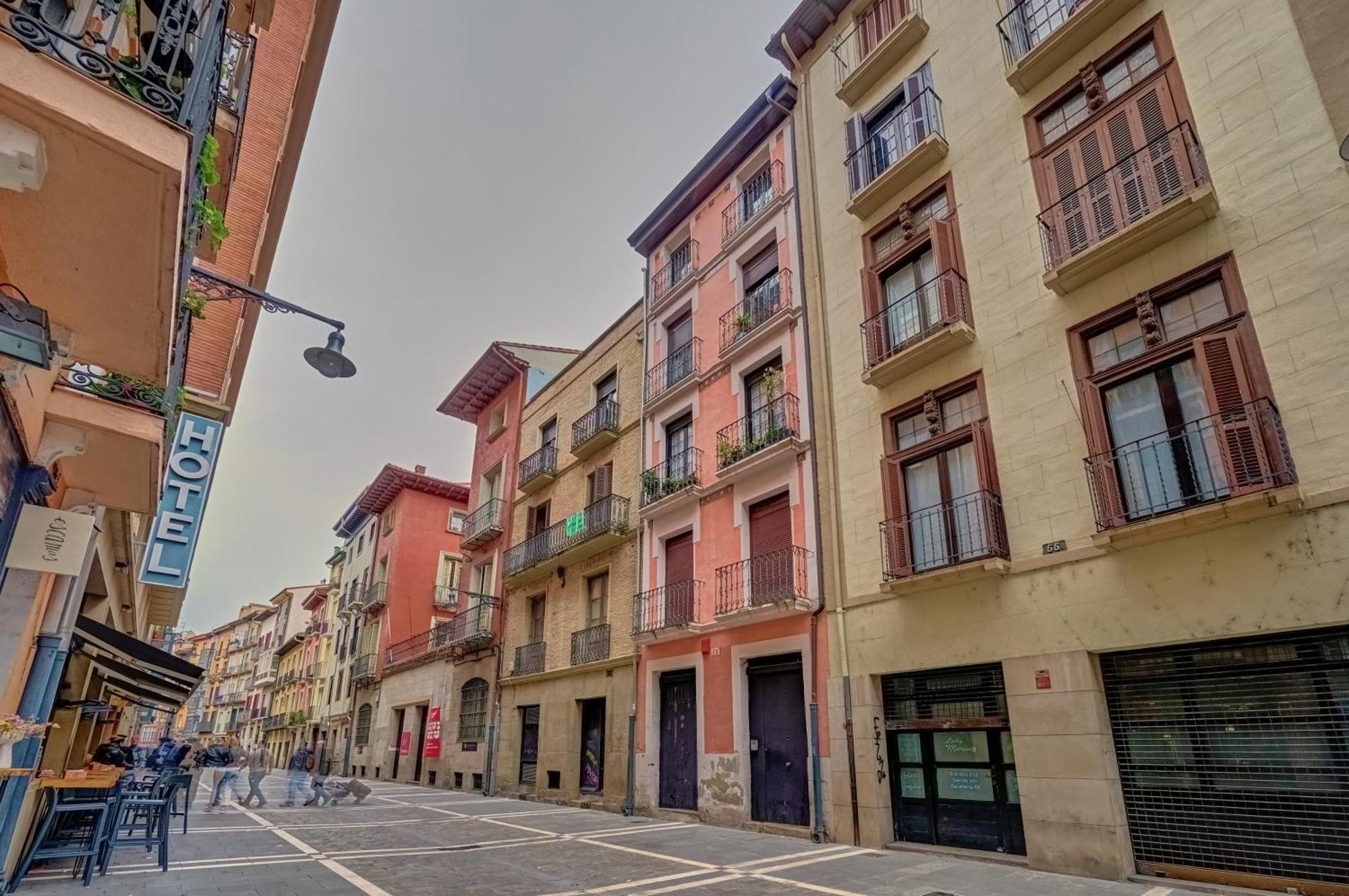 Centro Historico Exterior, Calle Nueva Dos Balcones Pamplona Eksteriør billede